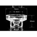 hot sale! beautiful party use glass candle holder